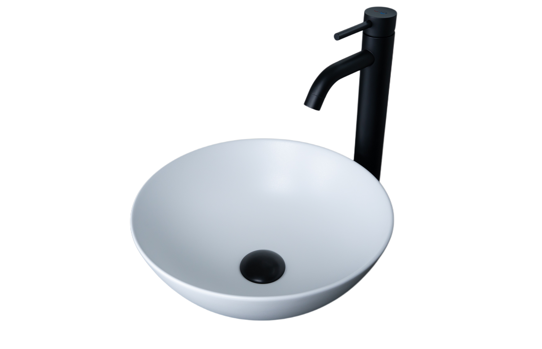 Раковина Gid 9081wm 51244 накладная белая матовая 36x36x14