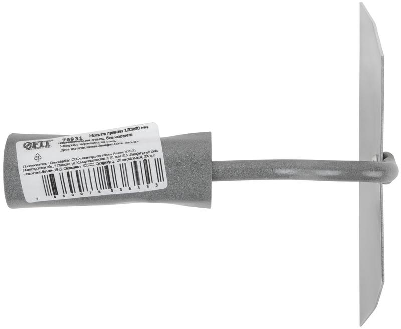 Мотыга прямая 150х50мм нержавеющая сталь без черенка FIT 76931