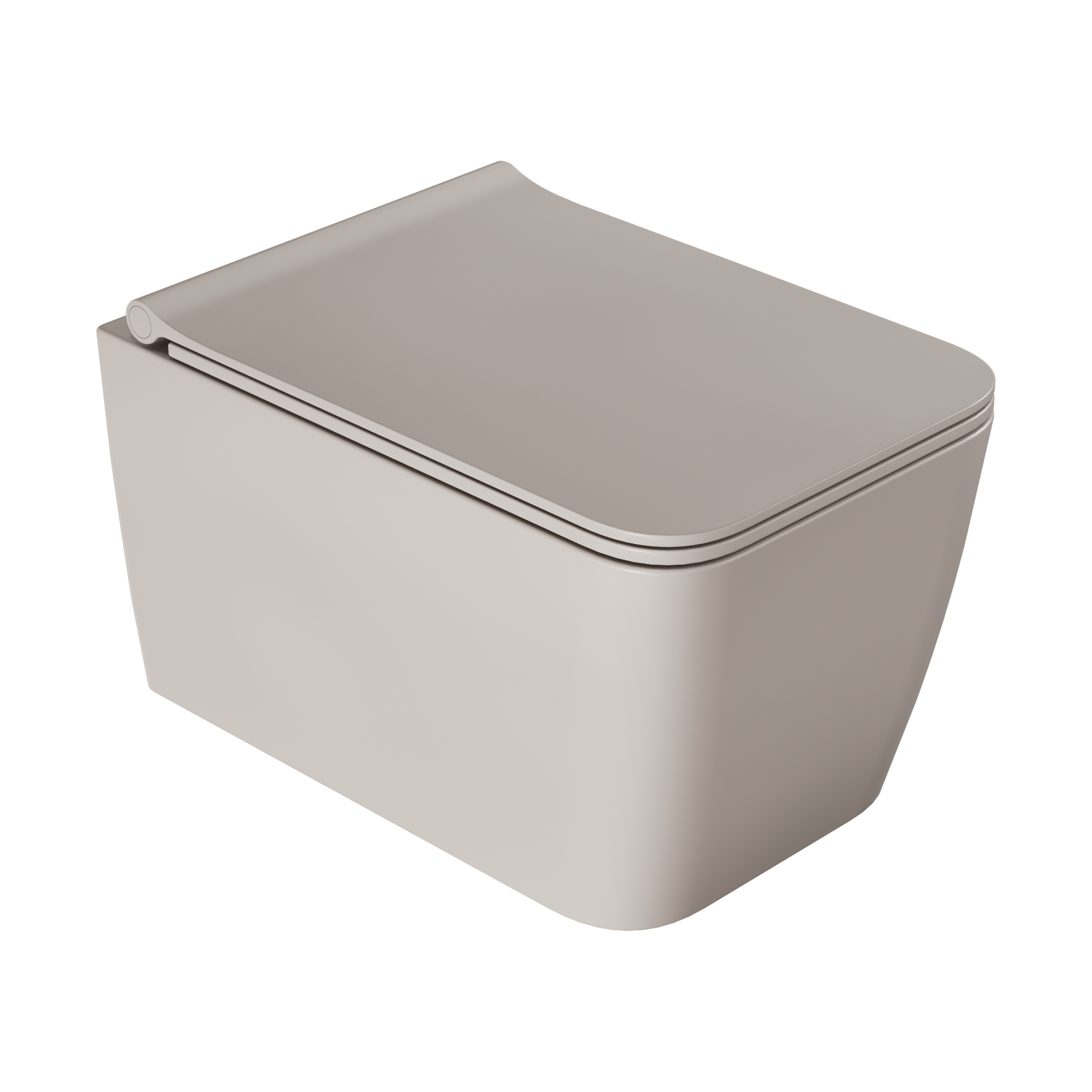 Zen подвесной унитаз с биде глянец белый с крышкой