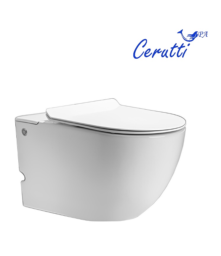 Унитаз BARBARIA Aria Pulse подвесной с функцией импульсного смыва, БЕЗ РАМЫ (585х360х330) Ceruttispa CT10591