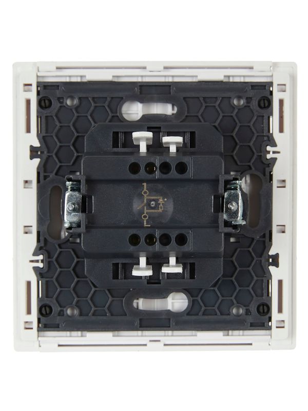 Выключатель 1-кл. СП FORTE&PIANO 10А FP202 с индикацией бел. IEK FP-V10-1-10-1-K01