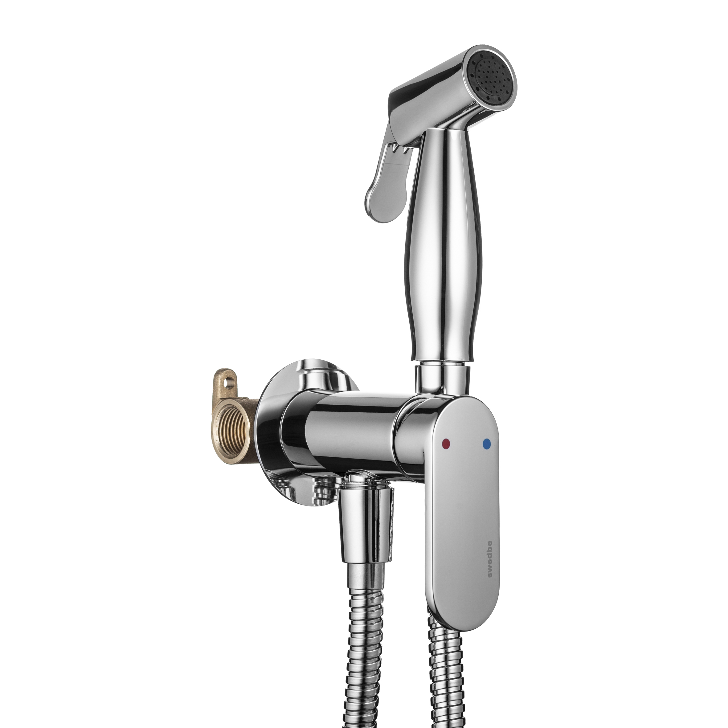 Встраиваемый смеситель с гигиеническим душем Swedbe Platta 5567