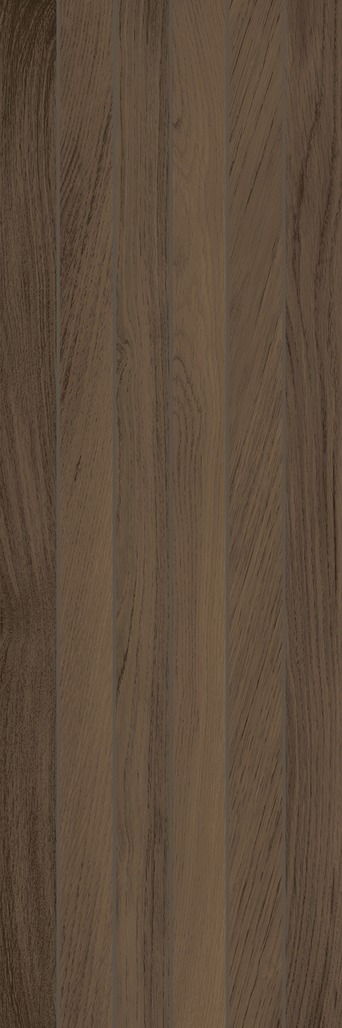 Плитка Семпионе коричневый темный структура 30х89,5, 13096R