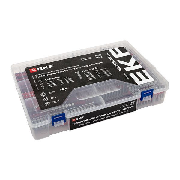 Набор пристрелочный №1 гвоздей по бетону кирпичу и металлу EKF cp-cn1-1