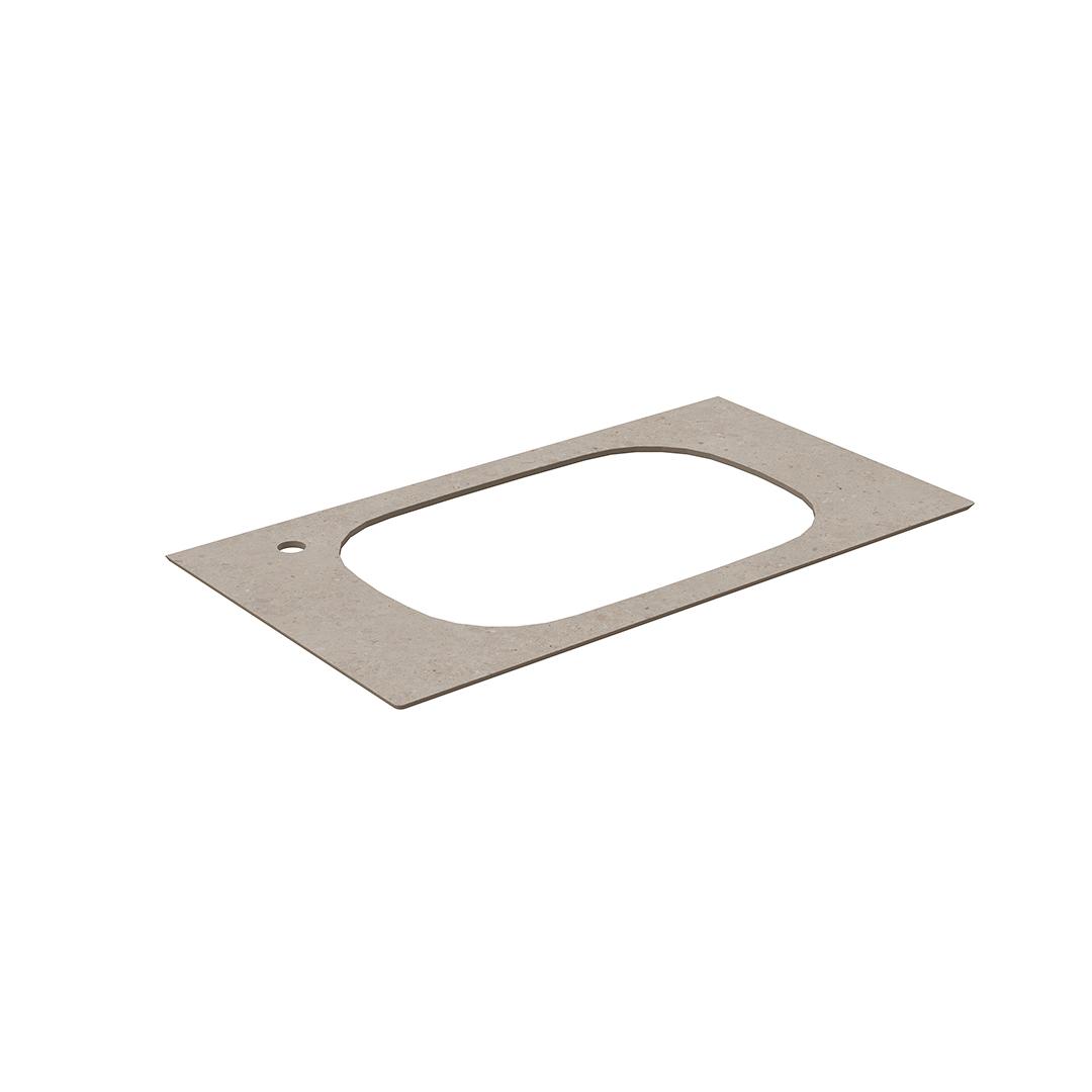 Спец. изделие декоративное для раковин, встраиваемых сверху MAGICA Риккарди 90 см, бежевый матовый