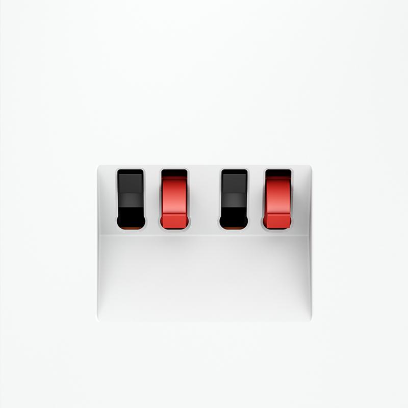 Розетка акустическая 4-м СП S70 механизм бел. матов. Voltum VLS060302