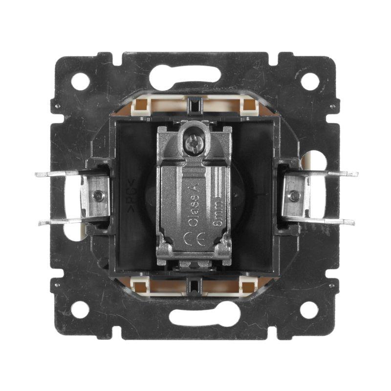 Розетка телевизионная проходная TV СП Valena 14дБ 2400МГц механизм сл. кость IEK 774331