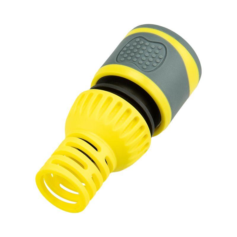 Коннектор для шланга быстросъемный 1/2дюйм с термопластичной резиной и защитой от перегибов Профи ЧЕТЫРЕ СЕЗОНА 62-0300-F