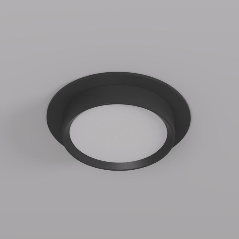 Светильник FLAT 15Вт GX53 IP20 LED встраив. алюм. черн. DENKIRS 772627