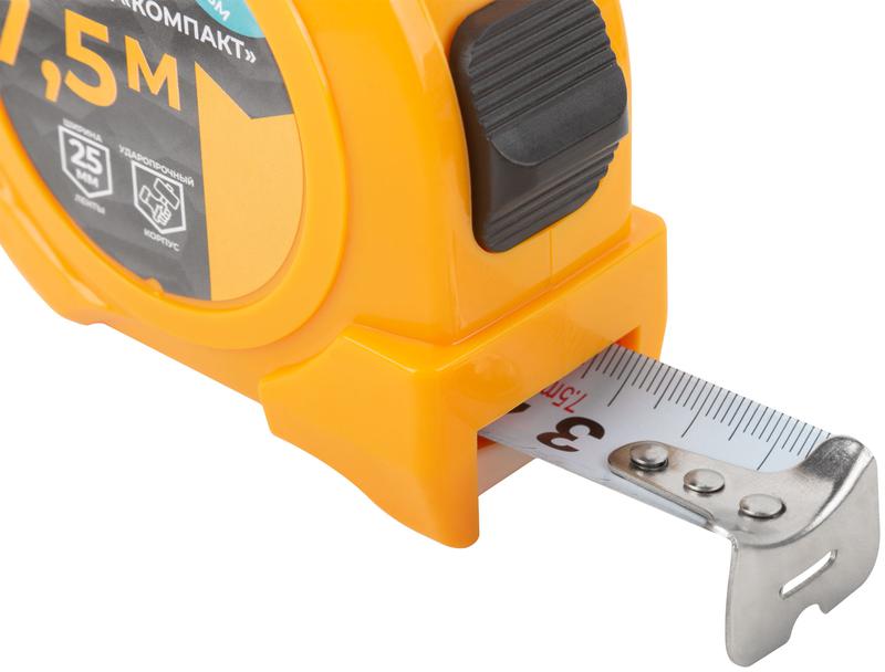 Рулетка Компакт 7.5мх25мм MOS 16993М