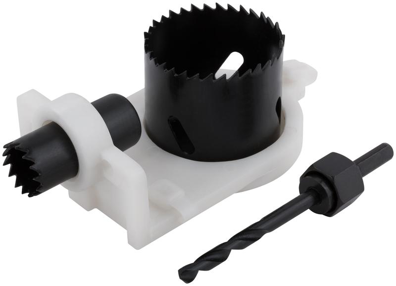 Набор для врезки замков с пластиковыми шаблонами 3шт (22/54мм) FIT 36352