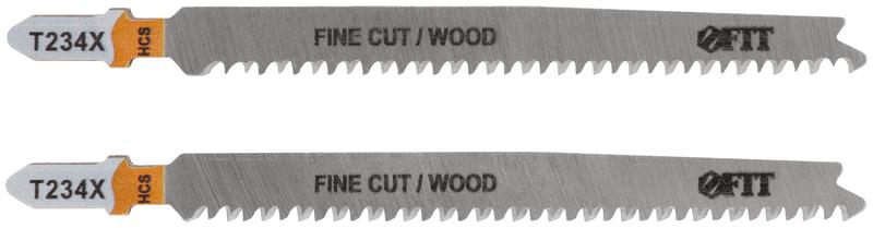 Полотно по дереву HCS шлифованные под свободным углом зубья 116/91мм переменный шаг (T234X) (уп.2шт) FIT 40904