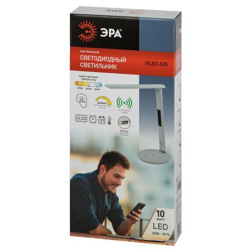 Светильник светодиодный NLED-505-10W-W настольный бел. ЭРА Б0057199