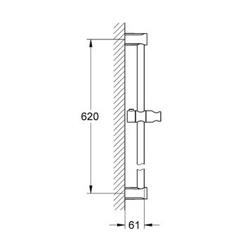 Душевая штанга Grohe New Tempesta Cosmopolitan 27521000