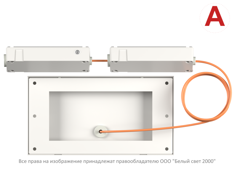 Светильник аварийный BS-CUSTOS-51-L1-INEXI3-AUTOTEST 4000К White (-60) Белый свет a32374