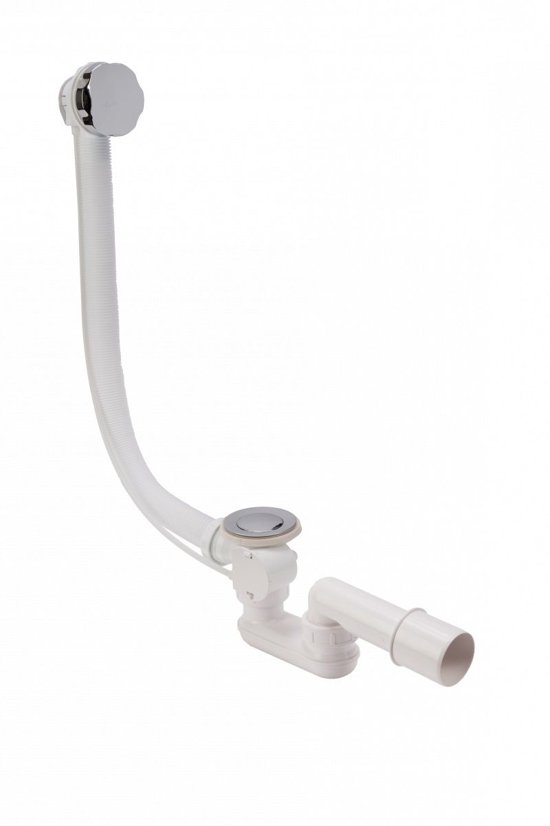 Слив-перелив п/автомат Aquanet 70см без логотипа, хром (335450)