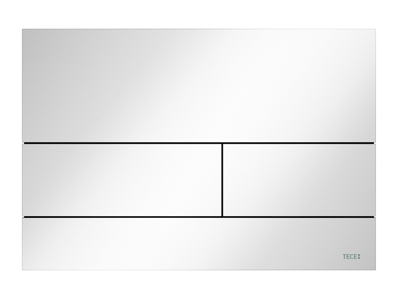 Металлическая панель смыва TECE square II 9240832 для унитаза