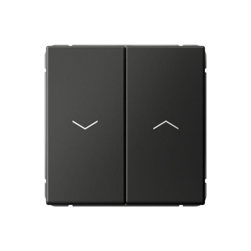 Выключатель для жалюзи 2-кл. ArtGallery 2х (сх. 4) 10А быстрозажим. клем. механизм базальт SE GAL001419S