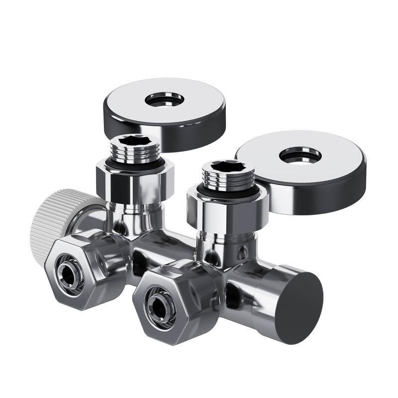 Узел нижнего подключения термостатический угловой Design Pro 15мм М30х1.5 хром Royal Thermo НС-1646652