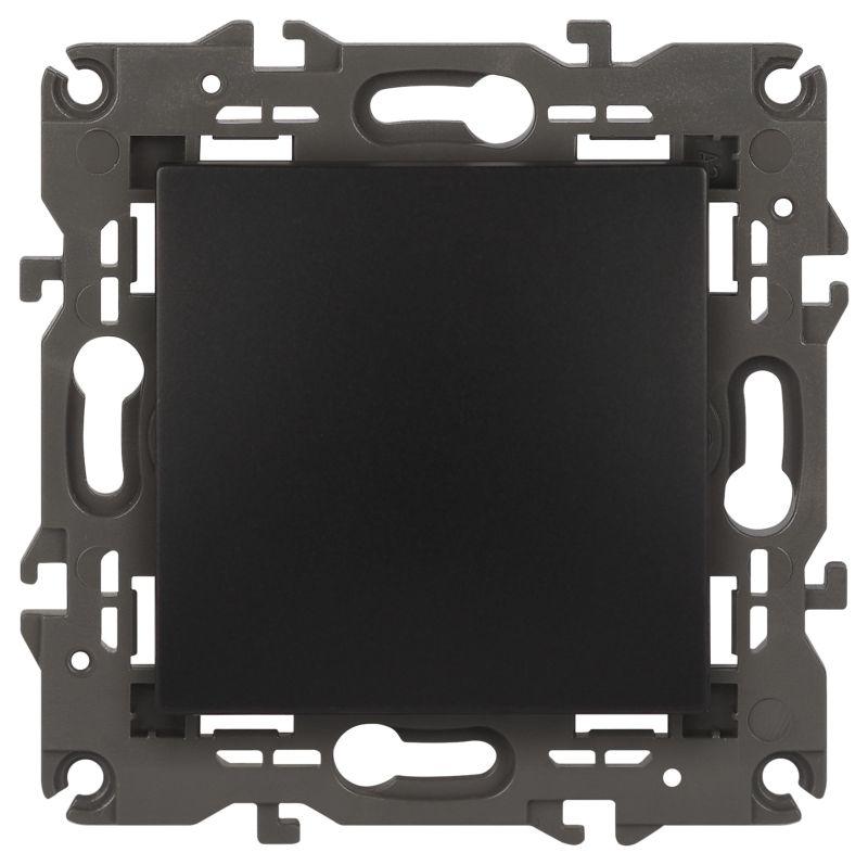 Выключатель 1-кл. СП Elegance 14-1101-05 10А IP20 250В 10AX механизм антрацит Эра Б0034212