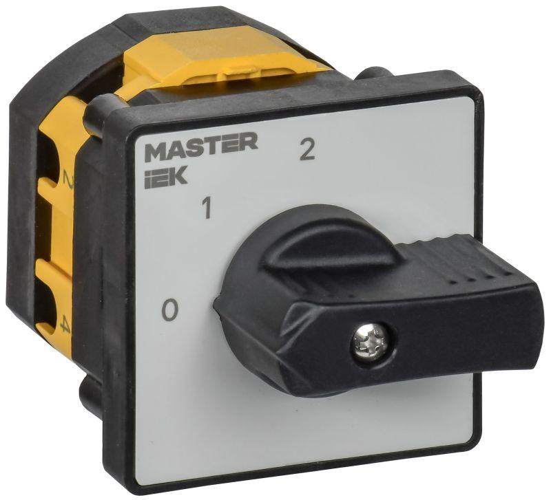 Переключатель кулачковый 10А (сх. 107) стандартная рукоятка IEK MI-CS10-010-107