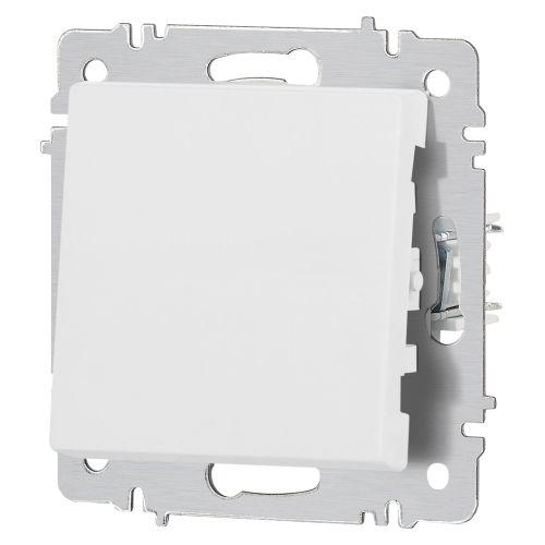 Кнопка Accent 6-109-01М 10А-250В IP20 СУ бел. матов. Intro Б0063604