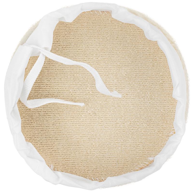 Чехол полировальный на завязках натуральная шерсть на тканевой основе 125мм FIT 39861