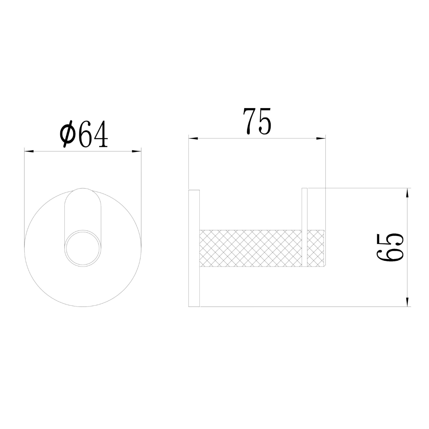 Крючок для ванной комнаты Savol S-002153HB, черный/золото