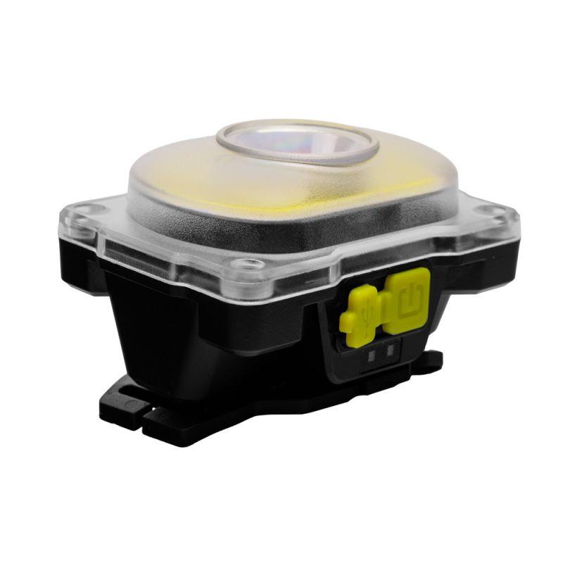 Фонарь налобный LED53407 аккум. 3.7В XPE+COB LED 5Вт 4 реж. Type-C блист черн. Camelion 15758