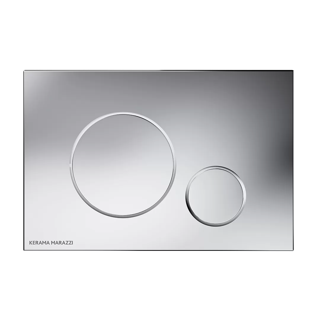 Кнопка управления для скрытых систем инсталляции, xром-глянец (круглая)