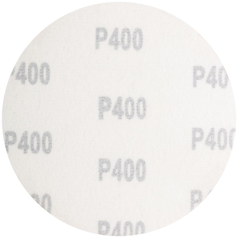 Круг шлифовальный сплошной (липучка) 125мм Р 400 алюм./оксидные (уп.5шт) КУРС 39795