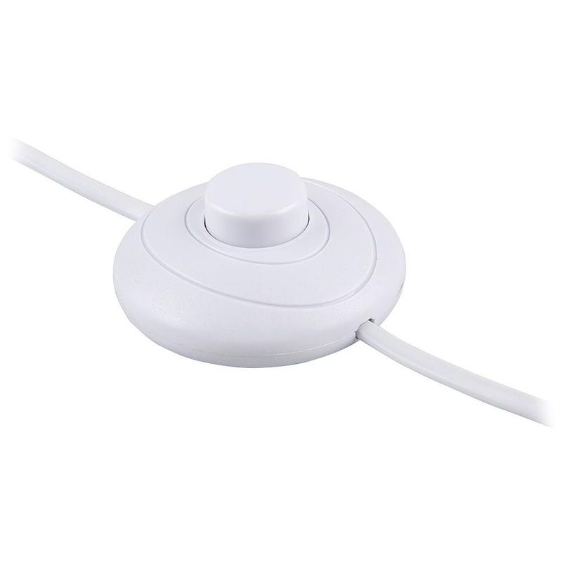 Шнур сетевой (с ножным выключателем) бел. DM106 FERON 29844