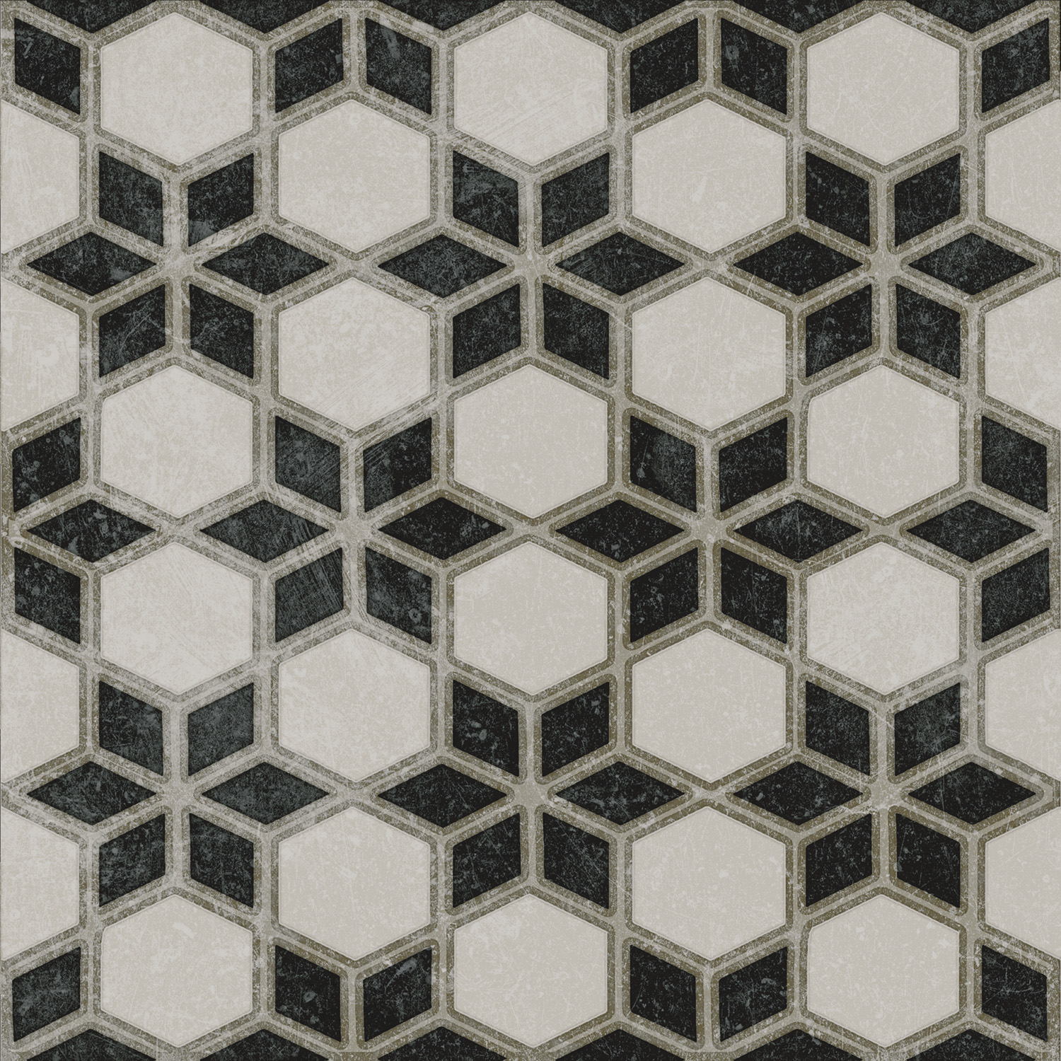 Декор Фреджио 4 черно-белый 20х20, VT\A297\SG1544N