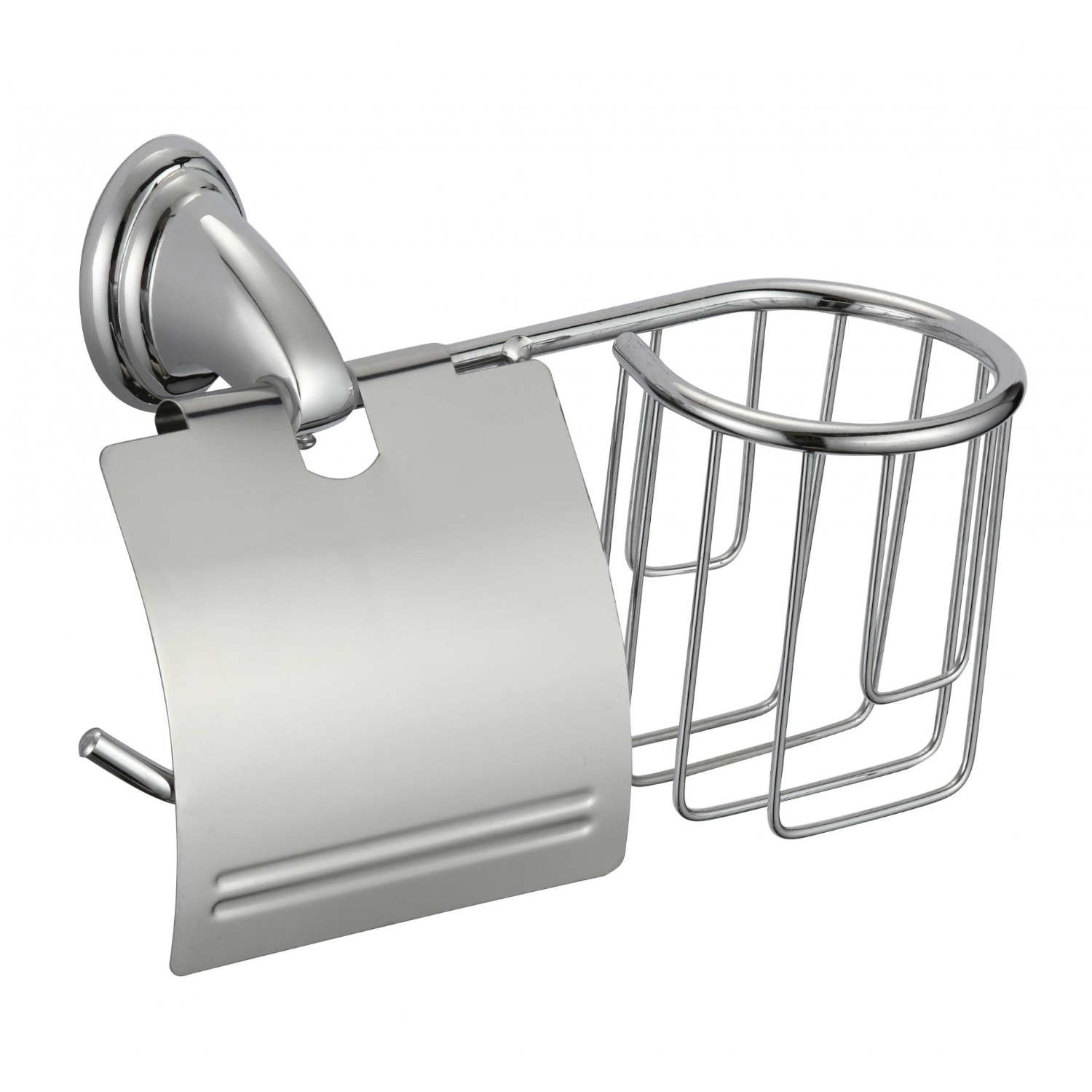 Держатель для туалетной бумаги и освежителя Savol S-L03151, хром