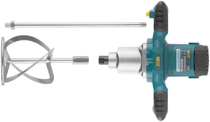 Миксер 1200Вт 0-580/0-800об/мин 50Нм 100л двухскоростной корпус метал. FIT 80039