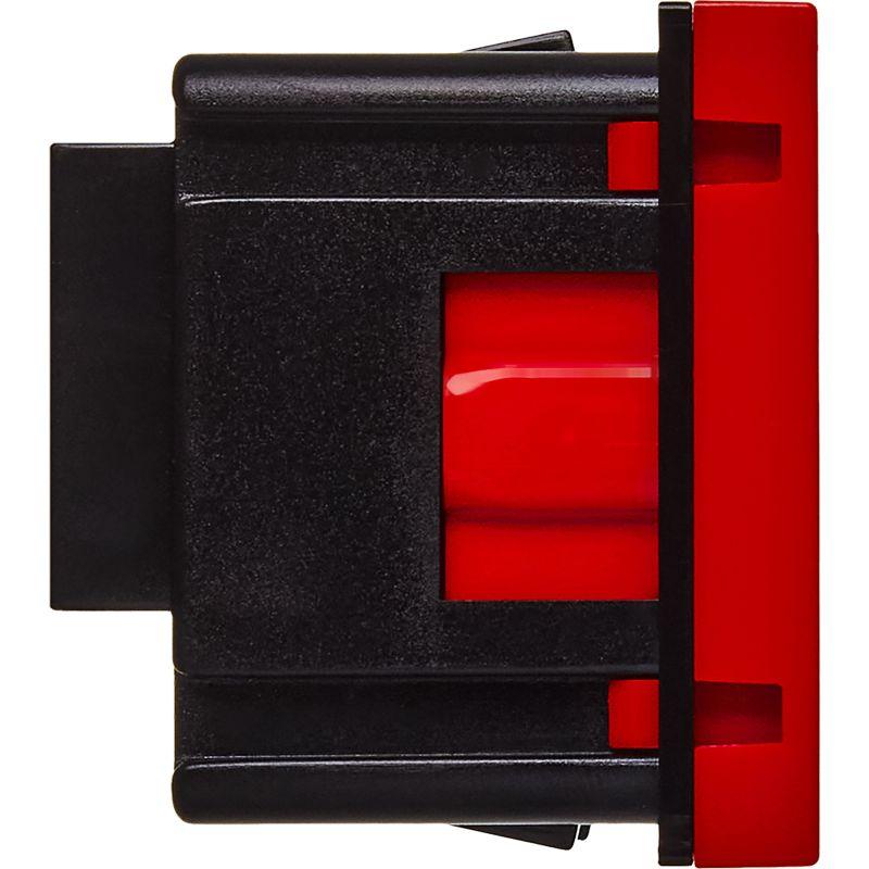 Розетка 2мод. 16А 250В 90град. с заземл. защ. шторки винт. зажимы красн. ИЭК Leg 4525047