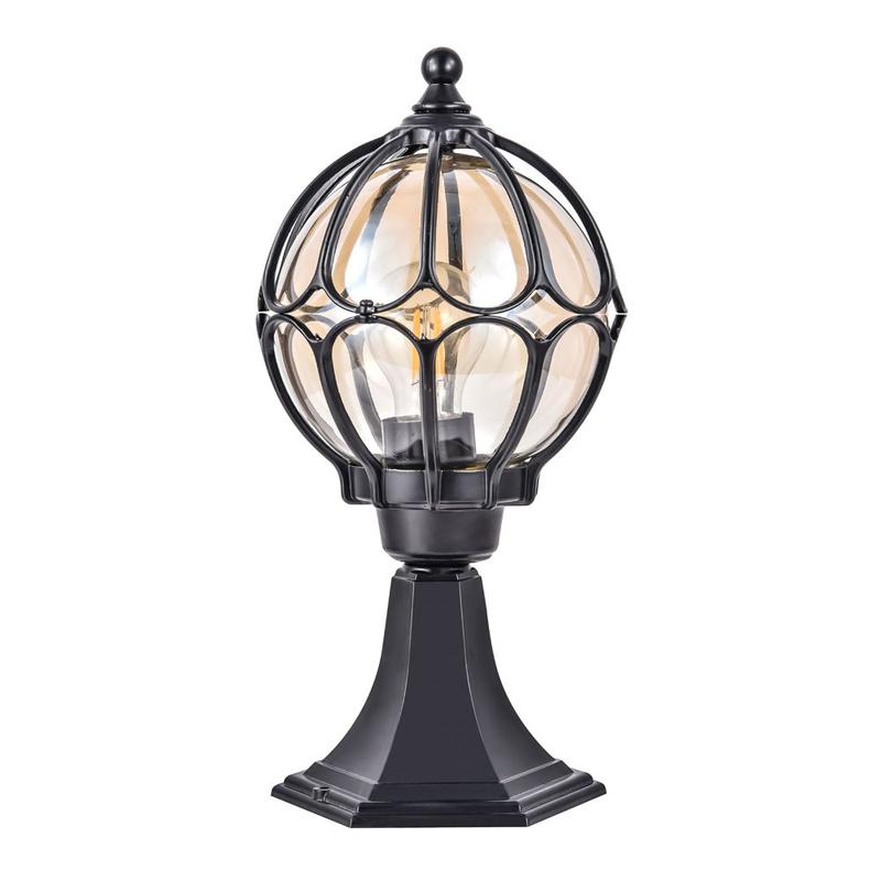 Светильник садово-парковый 60Вт 230В E27 черн. IP44 PL3704 FERON 06341