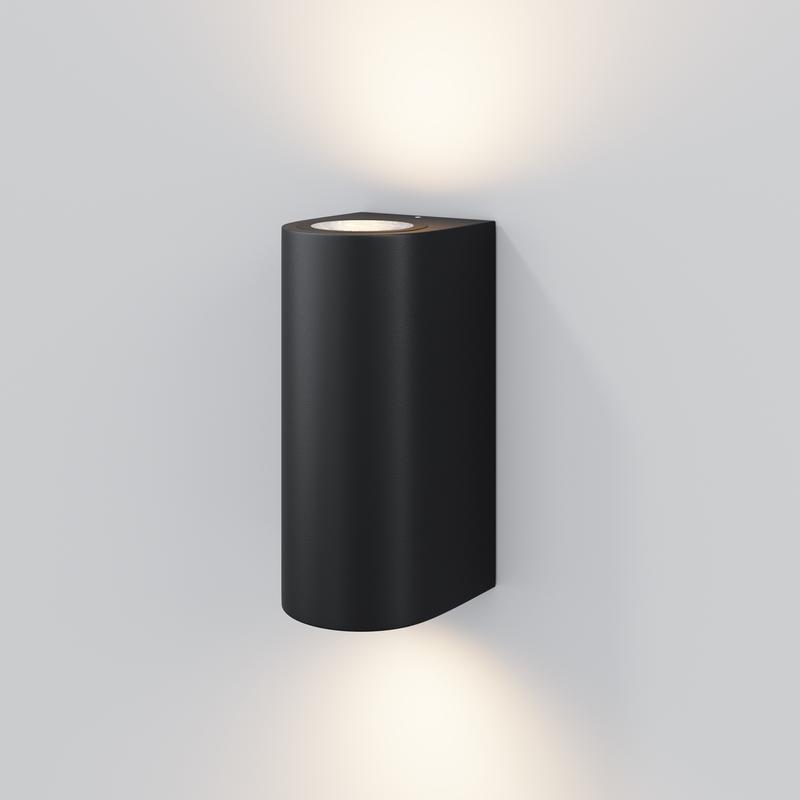 Светильник Slat 2х10Вт GU10 IP54 бра настен. Maytoni O044WL-02B