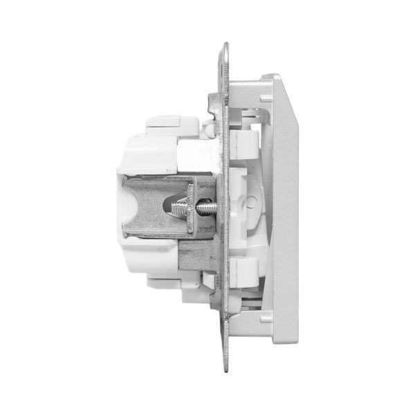 Выключатель карточный Эпика с подсветкой механизм алюм. EKF UP1-SWA-card