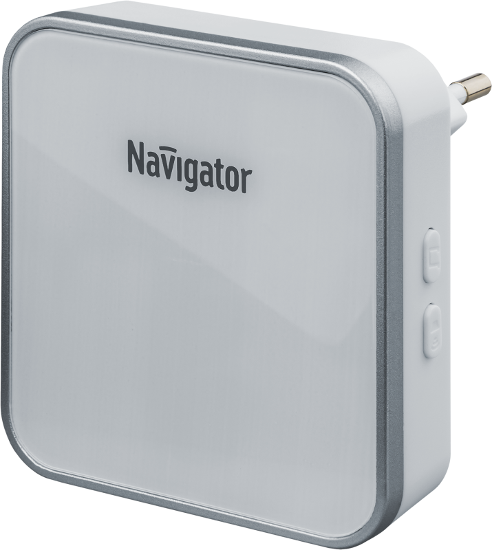 Звонок электрический NDB-D-AC06-1V1-WН NAVIGATOR 80509