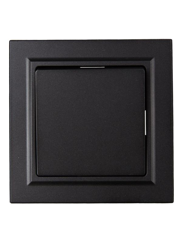 Выключатель 1-кл. СП BRITE ВСР10-1-0-БрЧ 10А в сборе черн. IEK BR-V10-0-10-K02-F