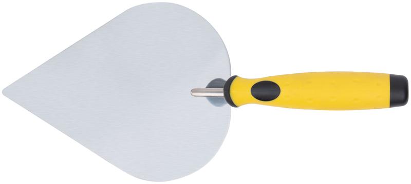 Мастерок штукатура "Профи" "трапеция"нержав. мягкая ручка 190мм FIT 05075