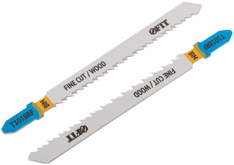 Полотно по дереву Bimetal шлифованные под свободным углом реверс. зубья 100/74/2.5мм (T101BRF) (уп.2шт) FIT 40902