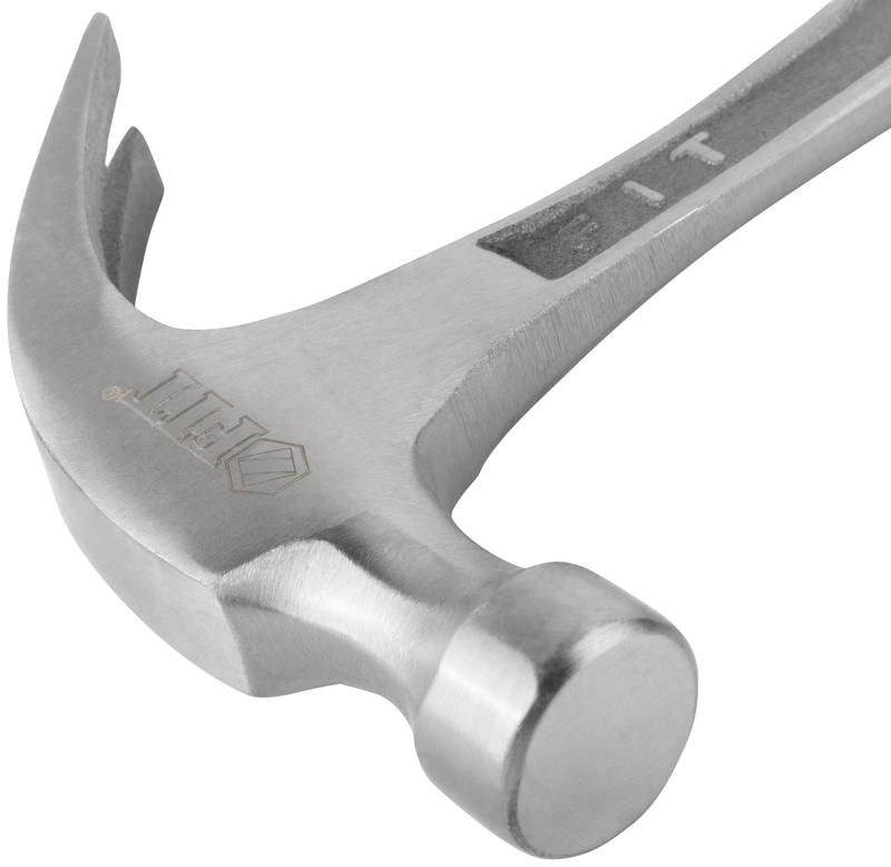 Молоток-гвоздодер Профи 32мм 570г цельнометал. FIT 44792