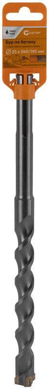 Бур по бетону Profi Plus SDS-Max с крестовым наконечником 25х340мм Cutop 42-25340