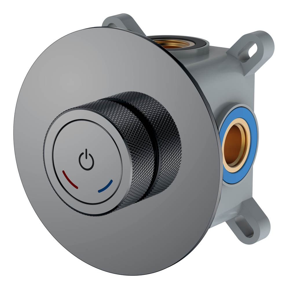 Смеситель автоматический встроенный TECH Shine Gun Metal