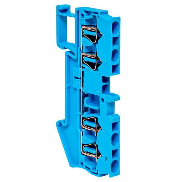 Колодка клеммная ST-2.5 28А 4 вывода пружинная син. PROxima EKF plc-jxb-st-2.5-4-blue