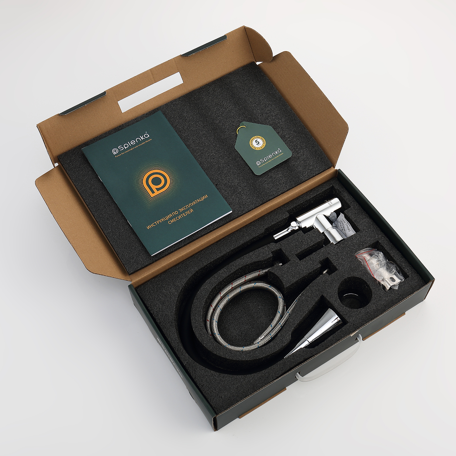 Смеситель для кухни Splenka S201.4306, хром