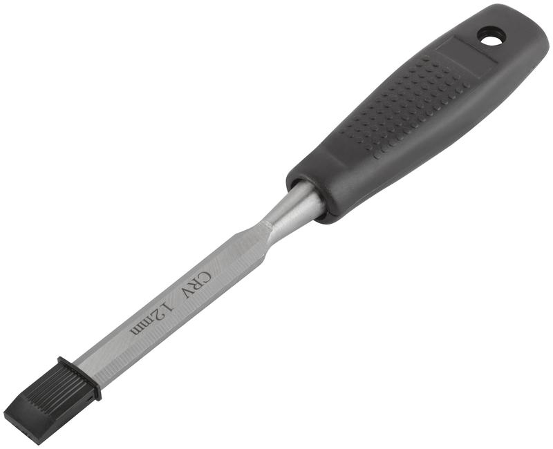 Стамеска CrV с пластиковой ручкой 12мм FIT 43112