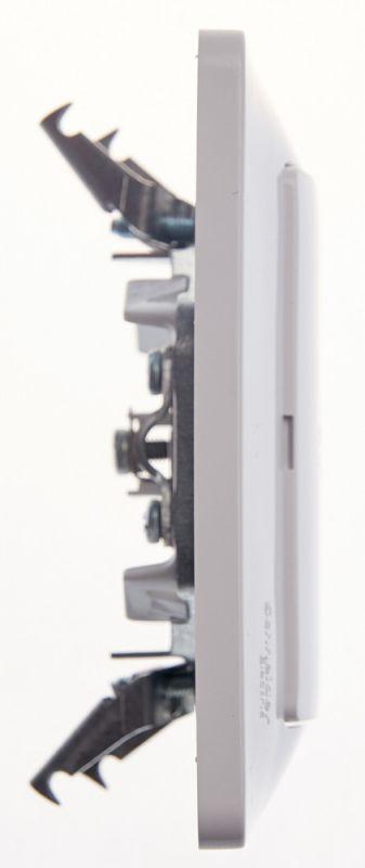 Розетка телевизионная проходная TV 1-м СП Glossa 4дБ механизм бел. SE GSL000192